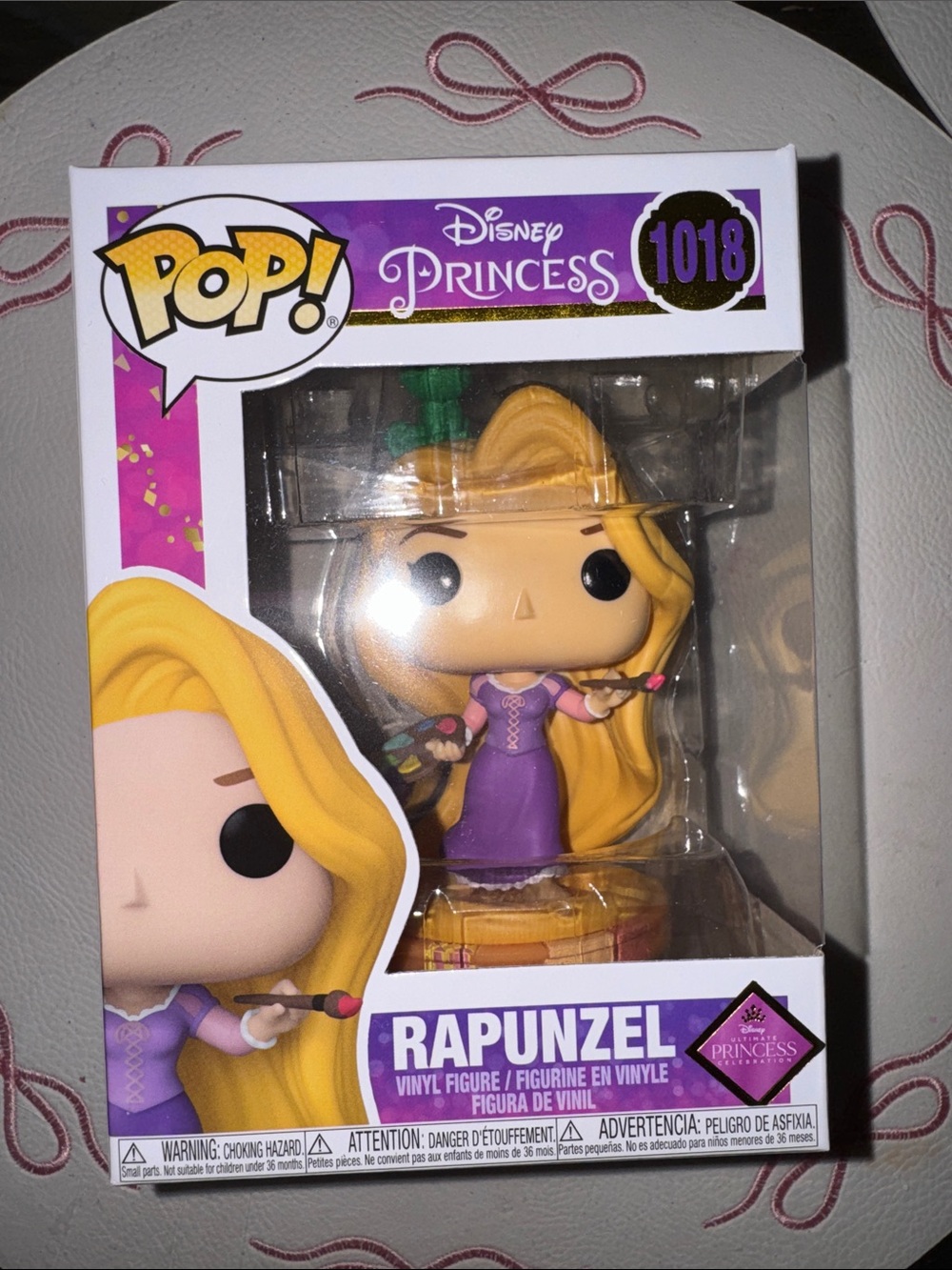 Funko Pop! Disney Princess Rapunzel Vinyl Figure - Purple & Yellow